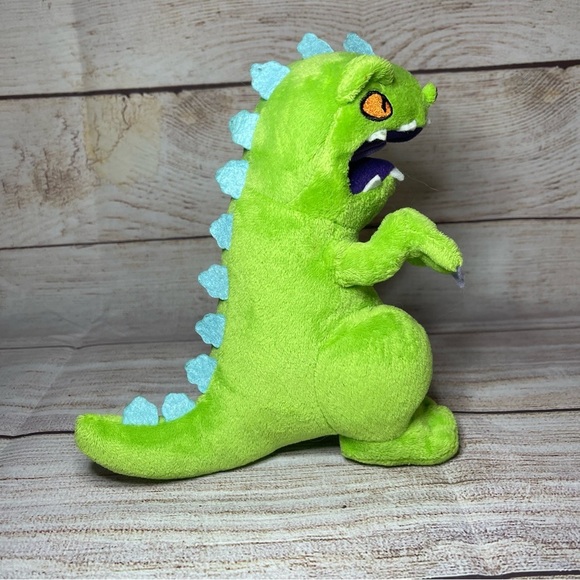 Nicktoons Rugrats Reptar 8" Stuffed Animal Plush Green Nickelodeon Viacom Nick - Picture 3 of 6
